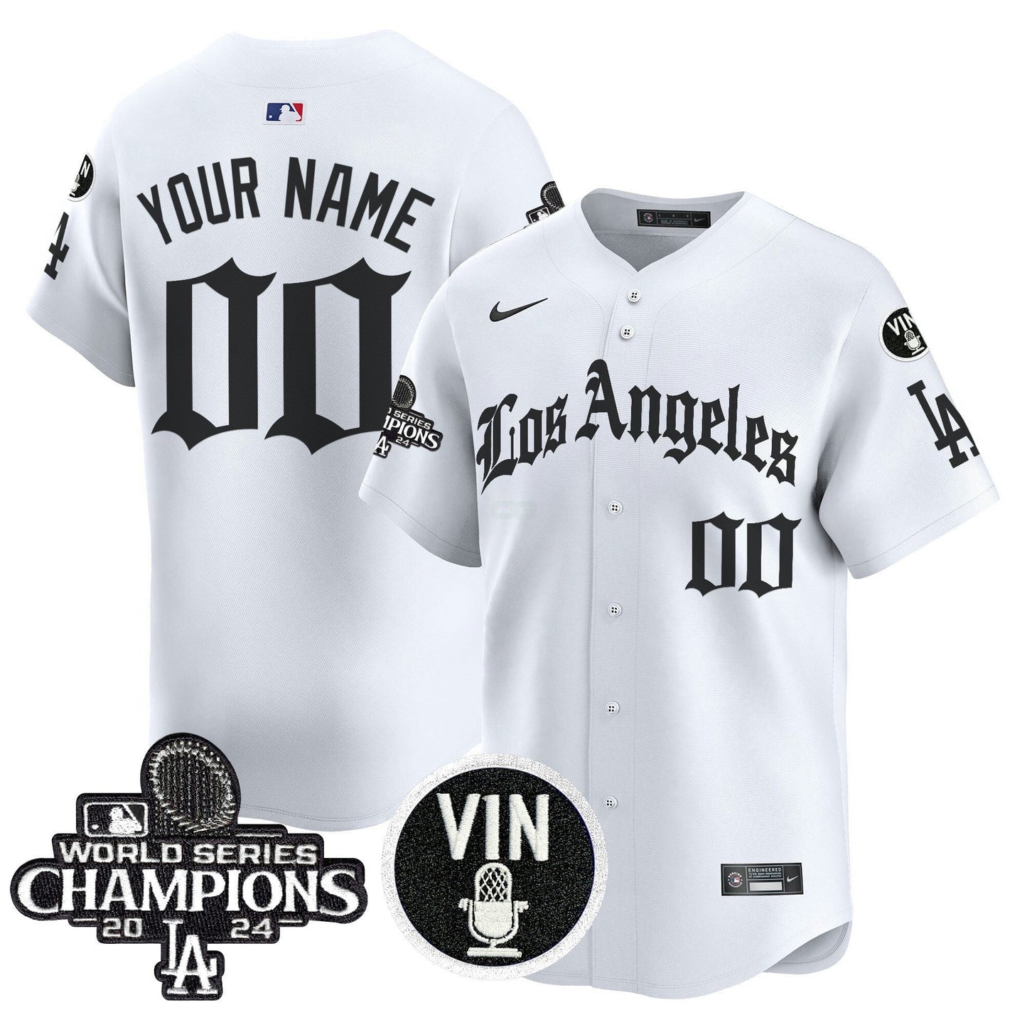 Camisa MLB 2025 LA Gothic Style Vapor Premier Limited Jersey