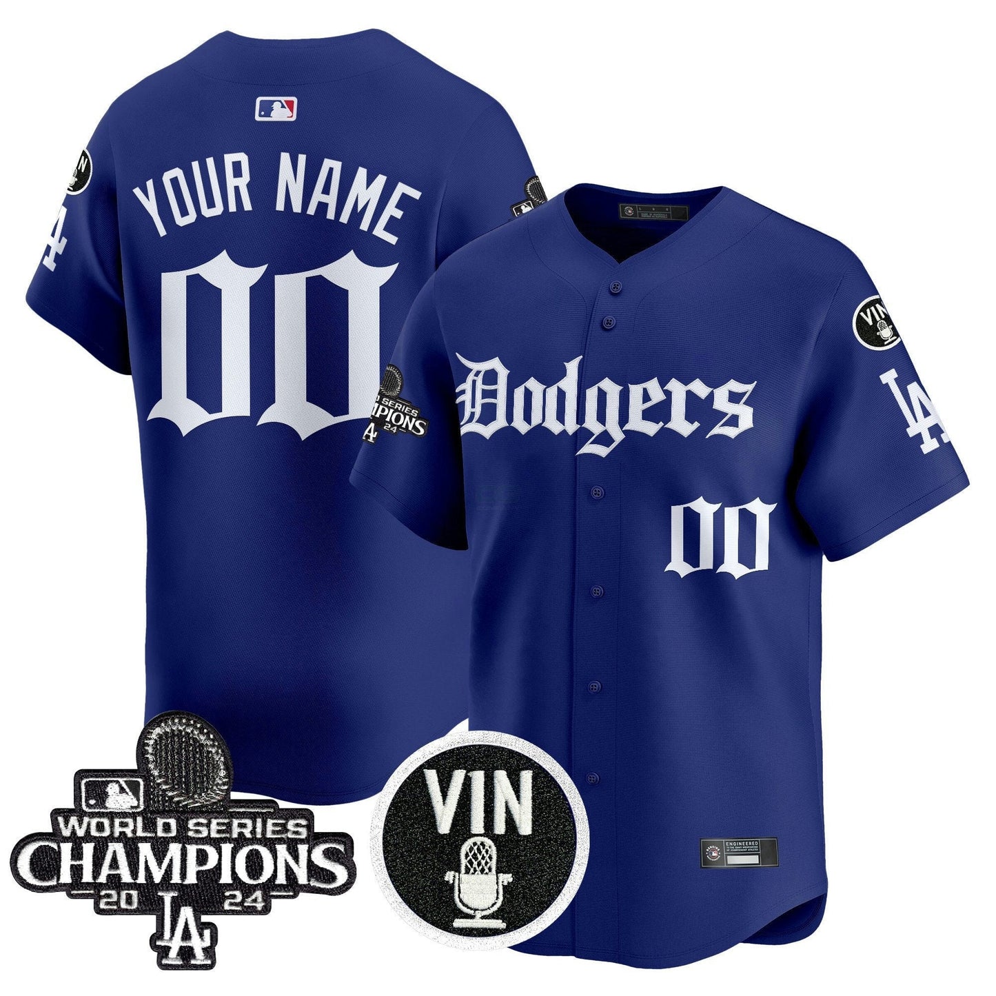 Camisa MLB 2025 LA Gothic Style Vapor Premier Limited Jersey V2