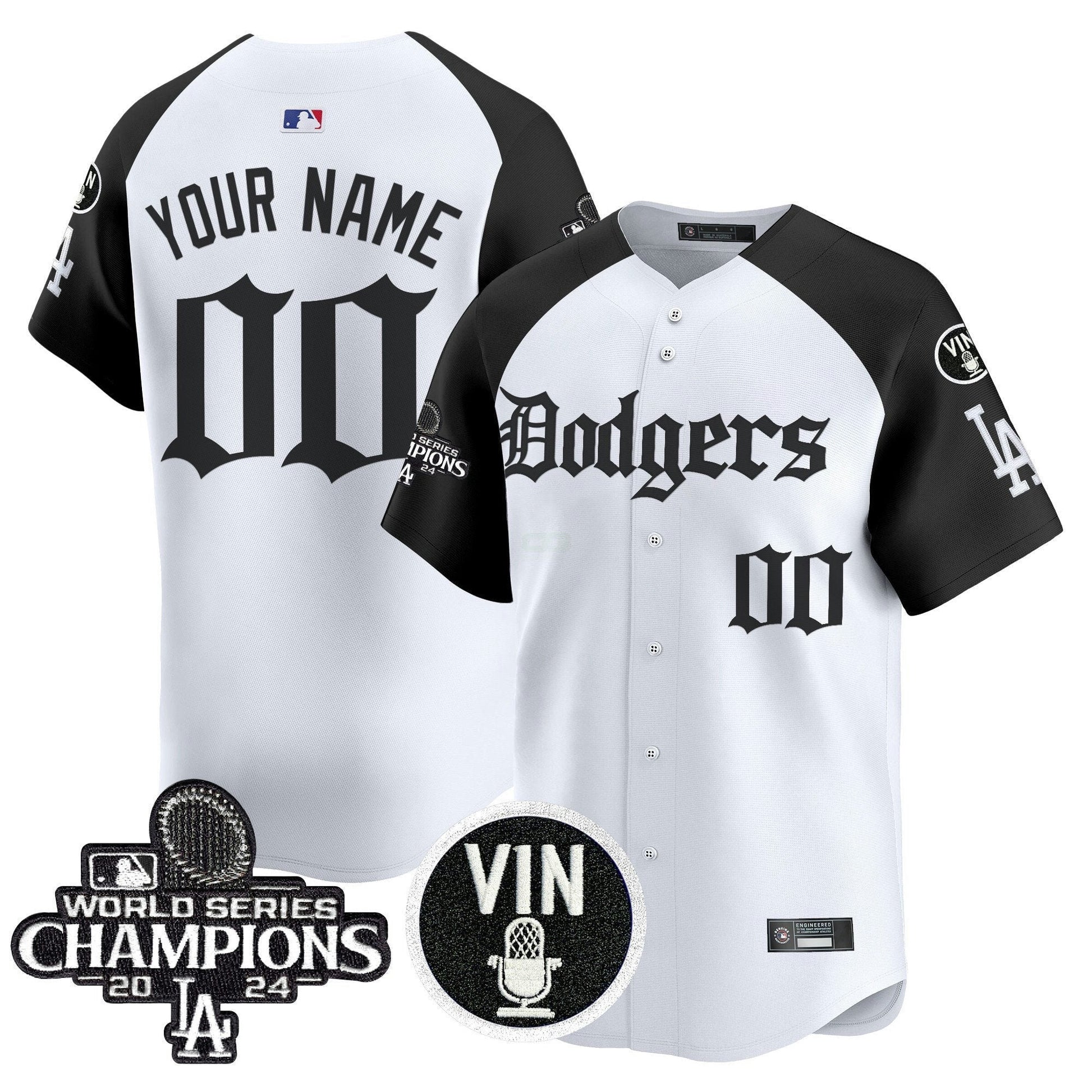 Camisa MLB 2025 LA Gothic Style Vapor Premier Limited Jersey V2