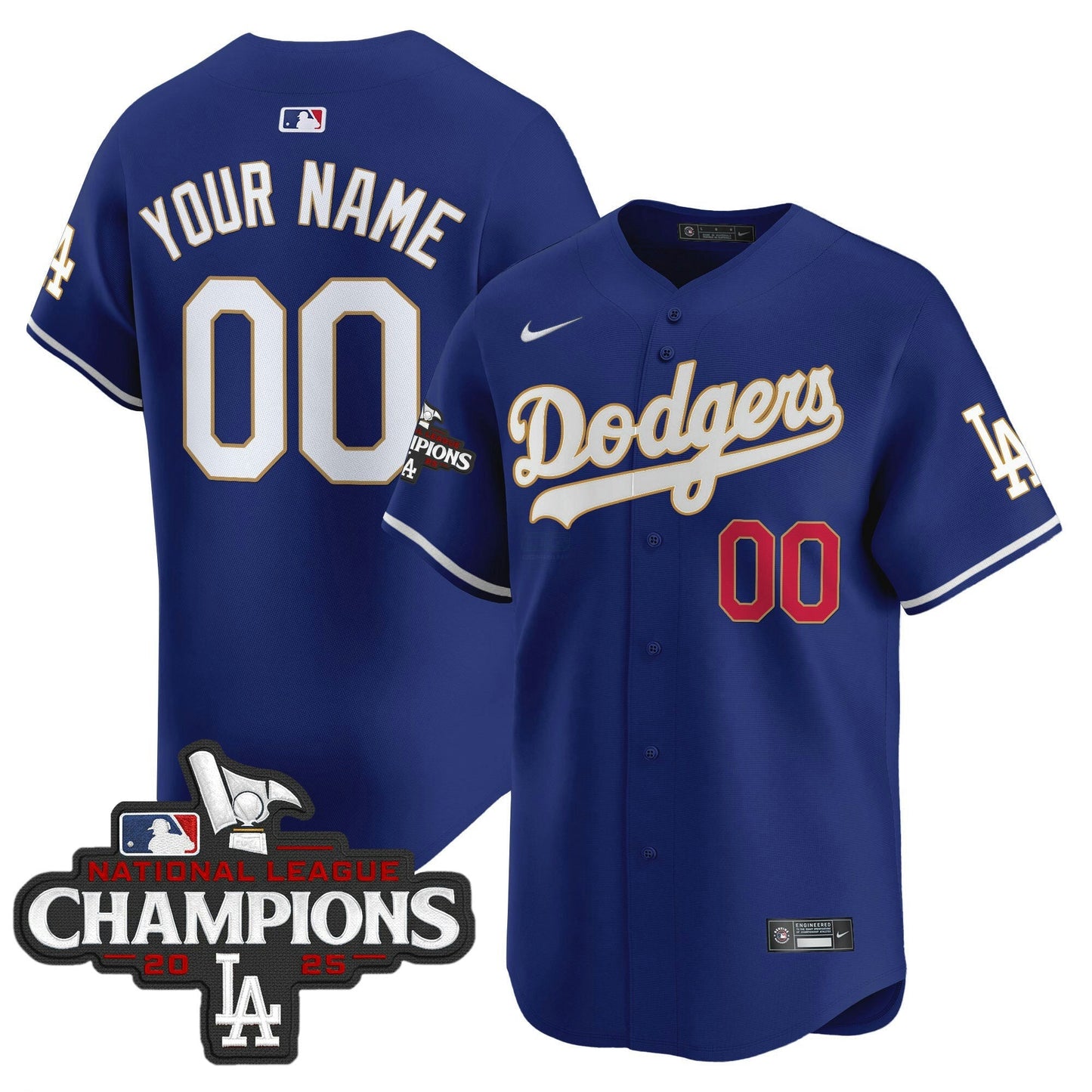 Camisa MLB 2025 National League Champions Vapor Premier Limited Jersey
