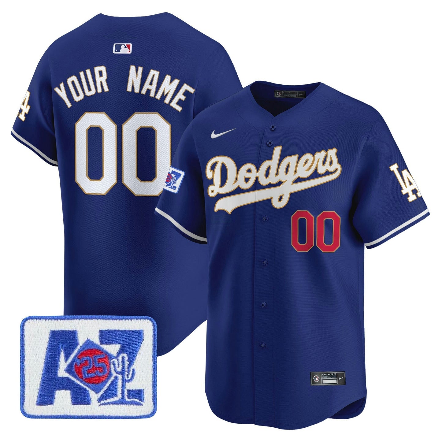 Camisa MLB Los Angeles Dodgers 2025 Spring Training Patch Vapor Premier Limited Jersey
