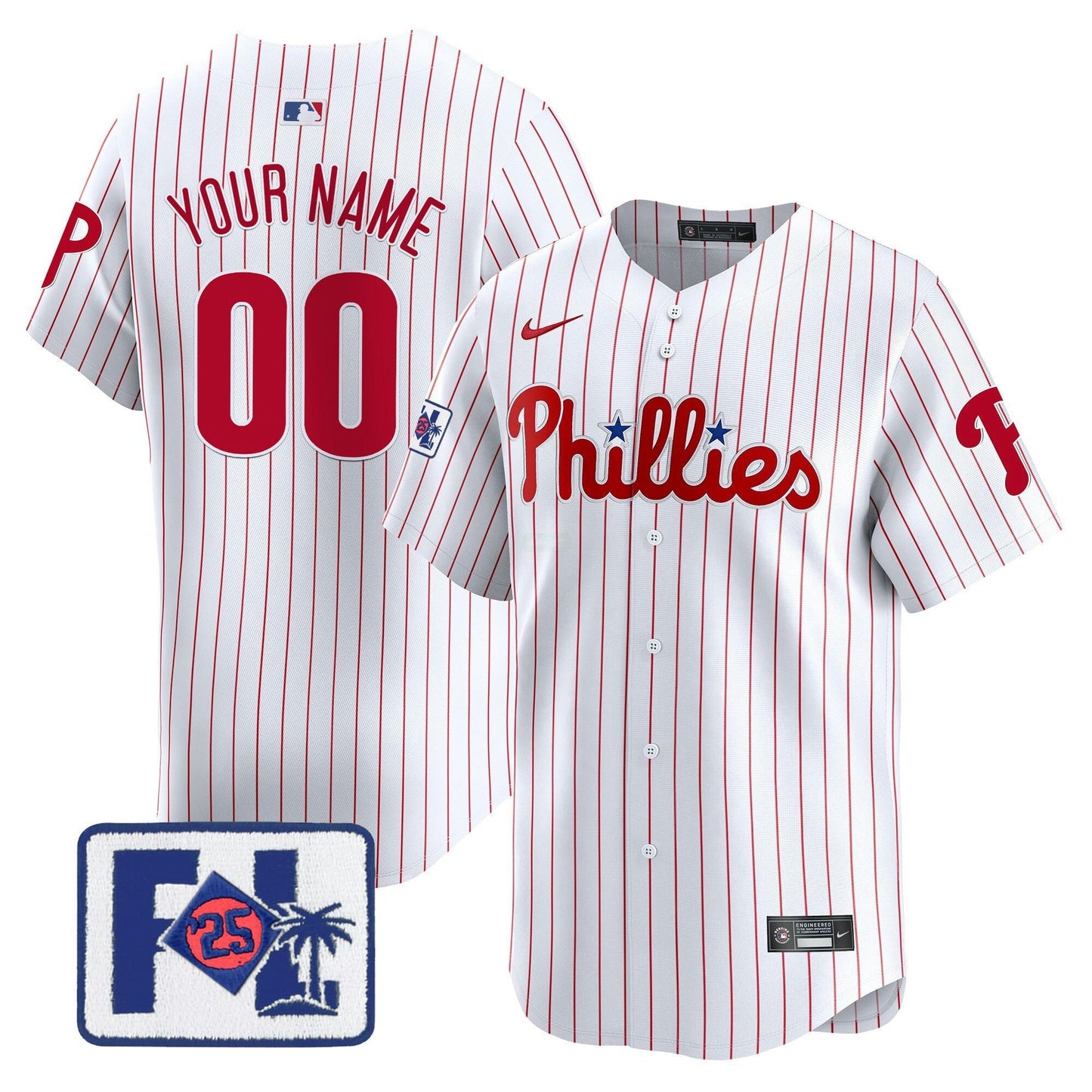 Camisa MLB Philadelphia Phillies 2025 Spring Training Patch Vapor Premier Limited Jersey