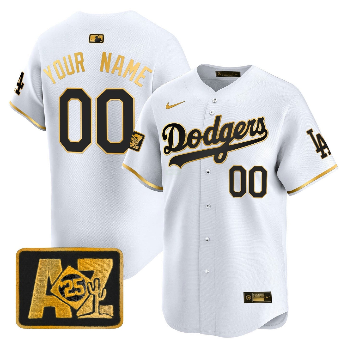 Camisa MLB Los Angeles Dodgers 2025 Spring Training Patch Vapor Premier Limited Jersey