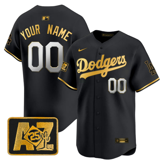 Camisa MLB Los Angeles Dodgers 2025 Spring Training Patch Vapor Premier Limited Jersey