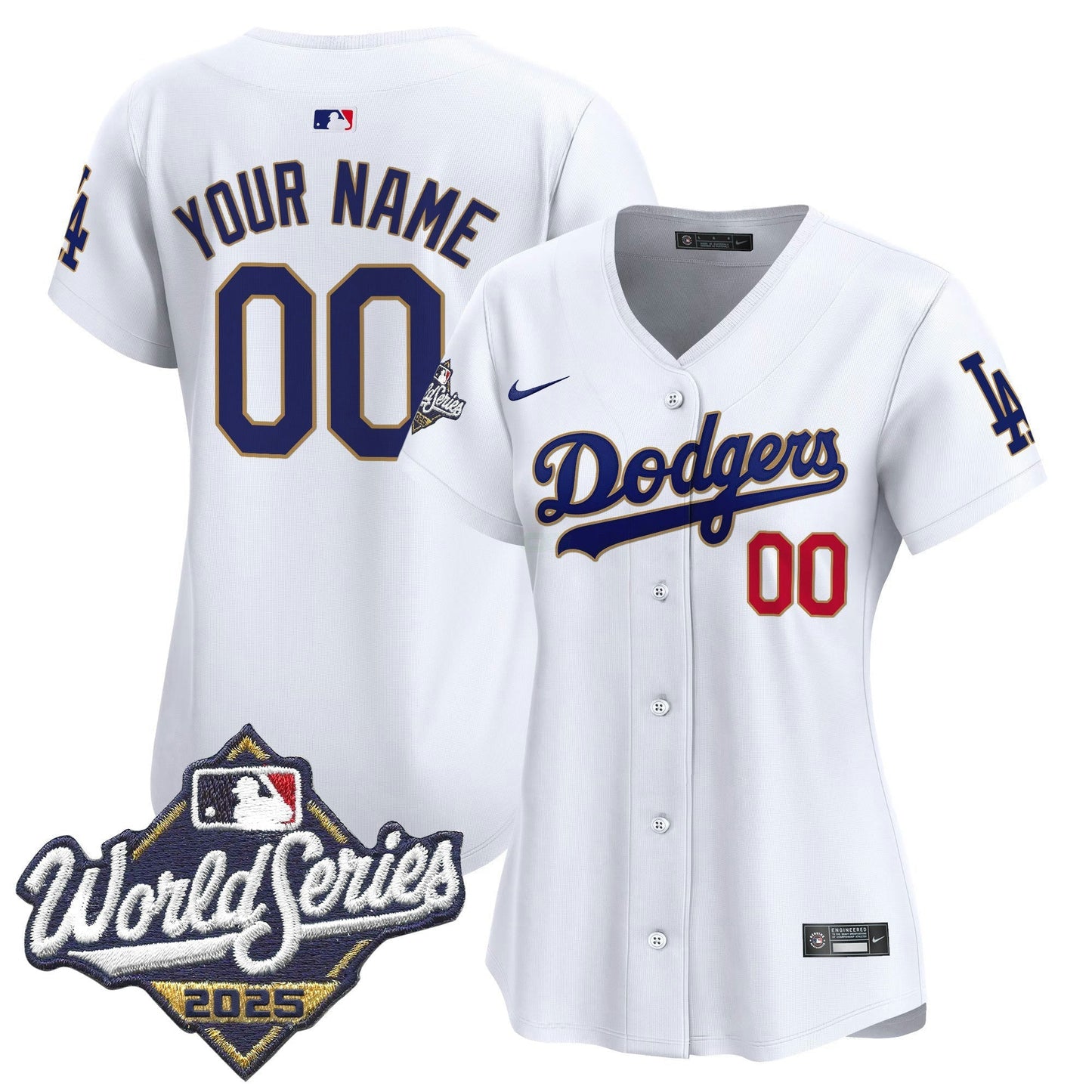 Camisa MLB 2025 World Series Dourada Trim Vapor Premier Limited Jersey