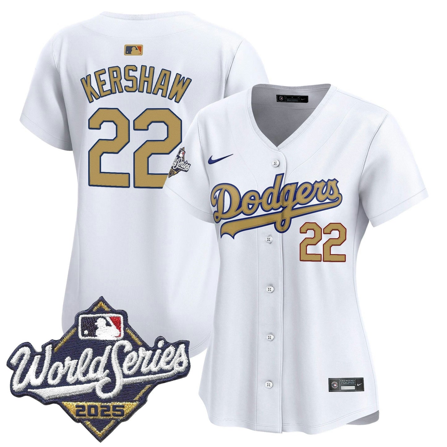 Camisa MLB 2025 World Series Dourada Vapor Premier Limited Jersey