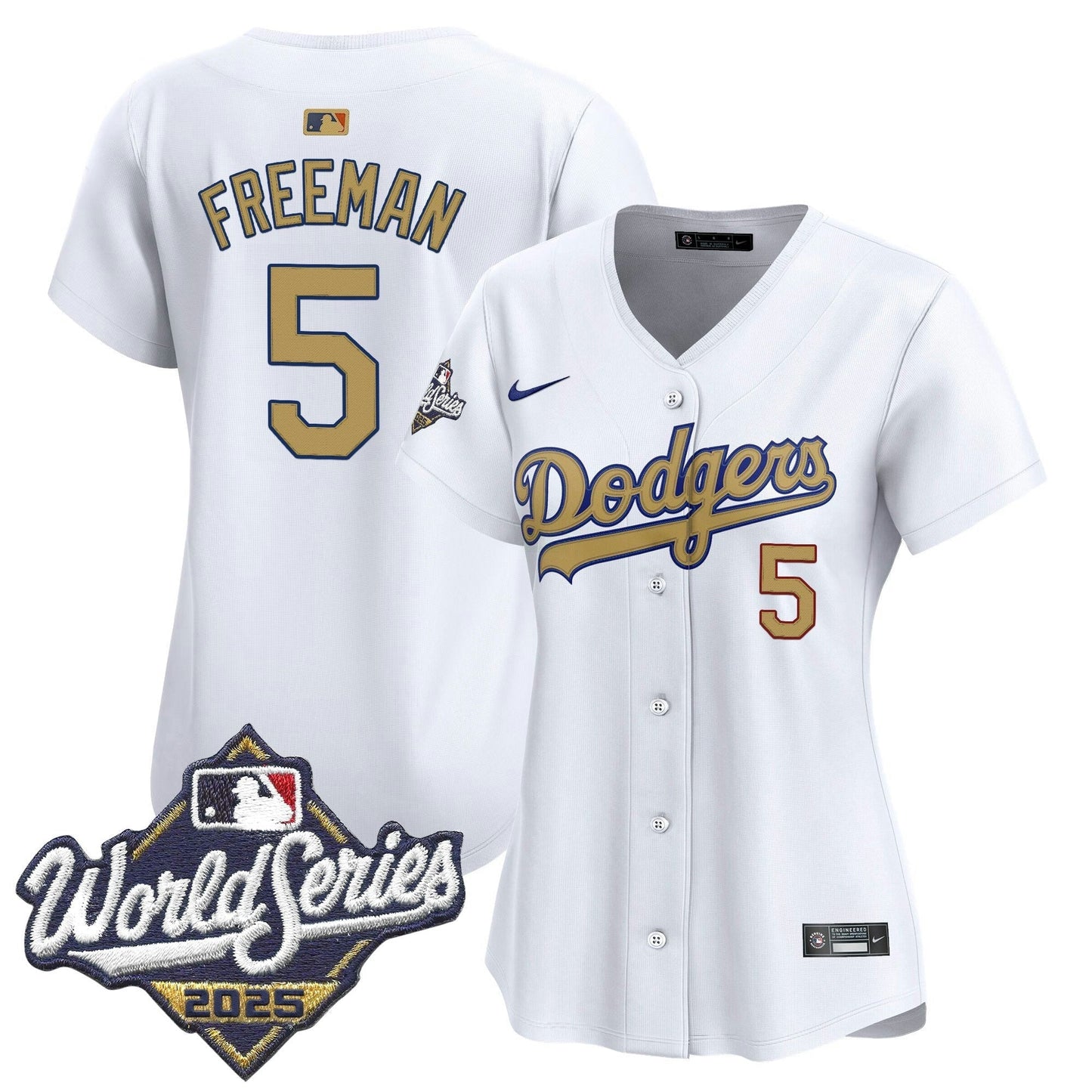 Camisa MLB 2025 World Series Dourada Vapor Premier Limited Jersey