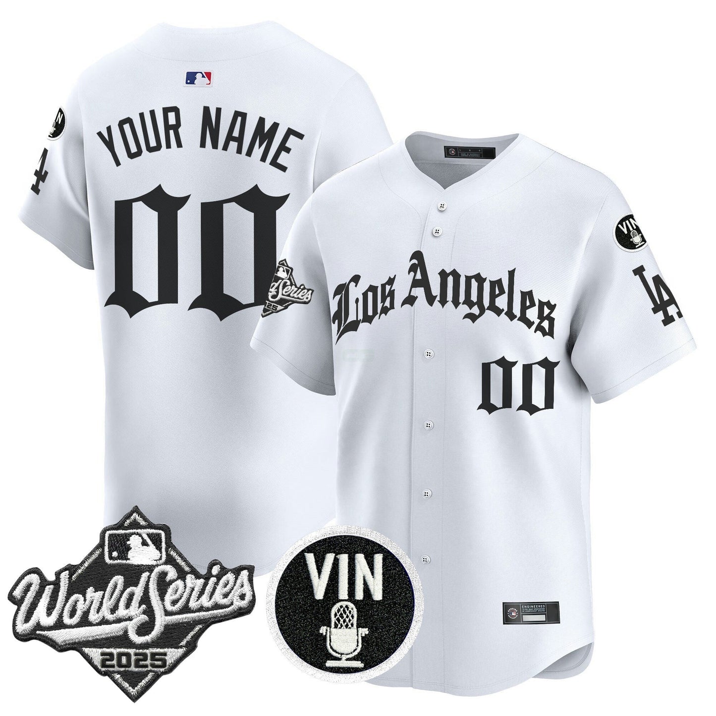Camisa MLB 2025 World Series Vapor Premier Limited Jersey – LA Gothic Edition