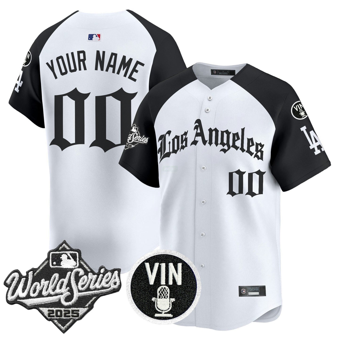 Camisa MLB 2025 World Series Vapor Premier Limited Jersey – LA Gothic Edition
