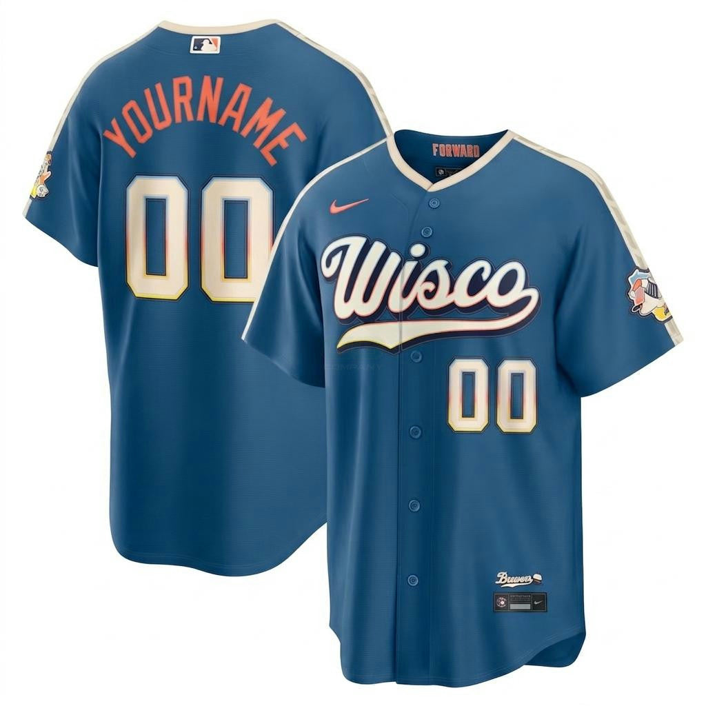 Camisa MLB Milwaukee Brewers 2026 Milwaukee City Connect Jersey