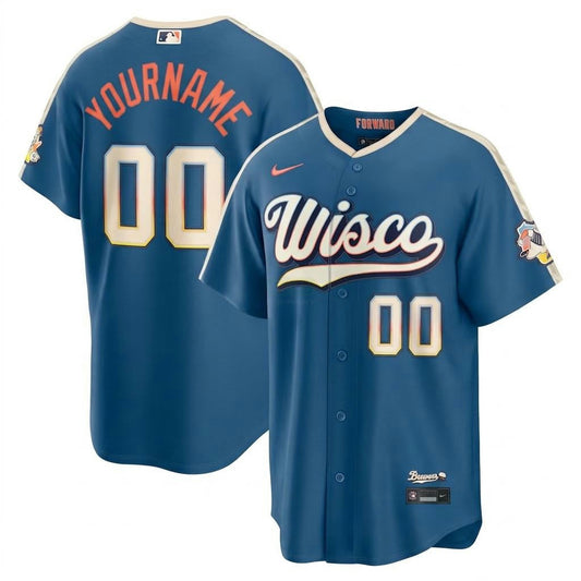 Camisa MLB Milwaukee Brewers 2026 Milwaukee City Connect Jersey