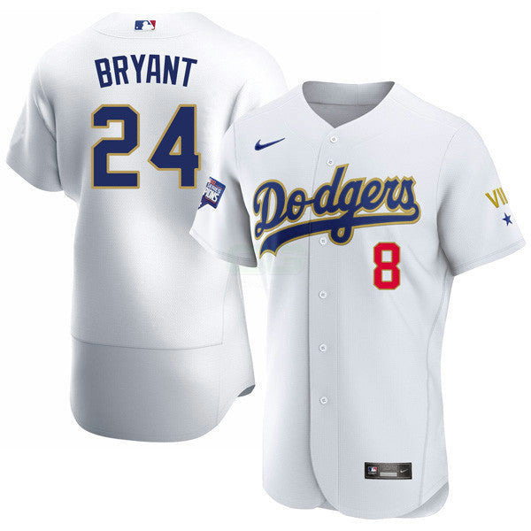 Camisa MLB #8/24 Kobe Bryant Lakers/ Patch Jersey