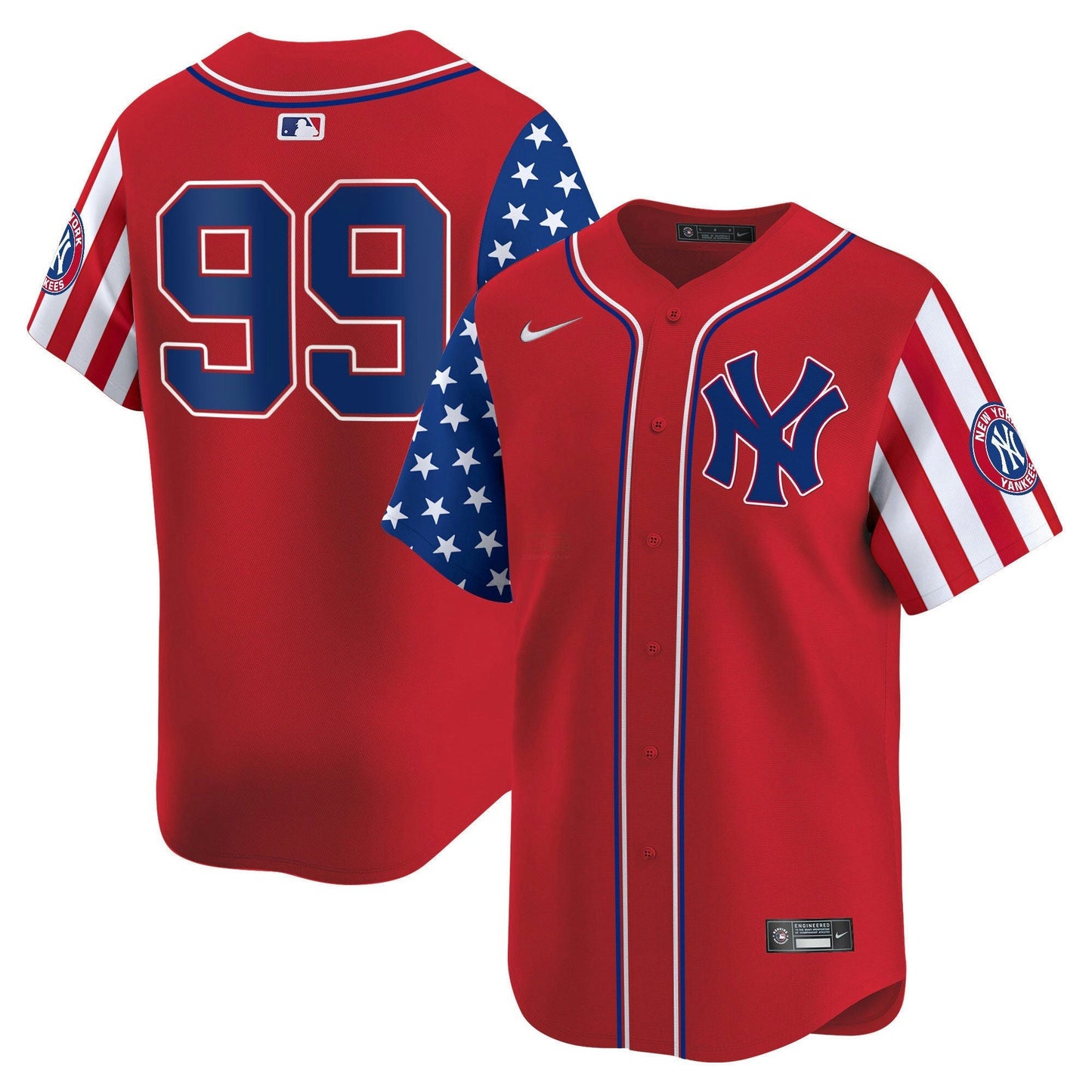 Camisa MLB Aaron Judge New York 2024 Independence Day Vapor Premier Limited Jersey