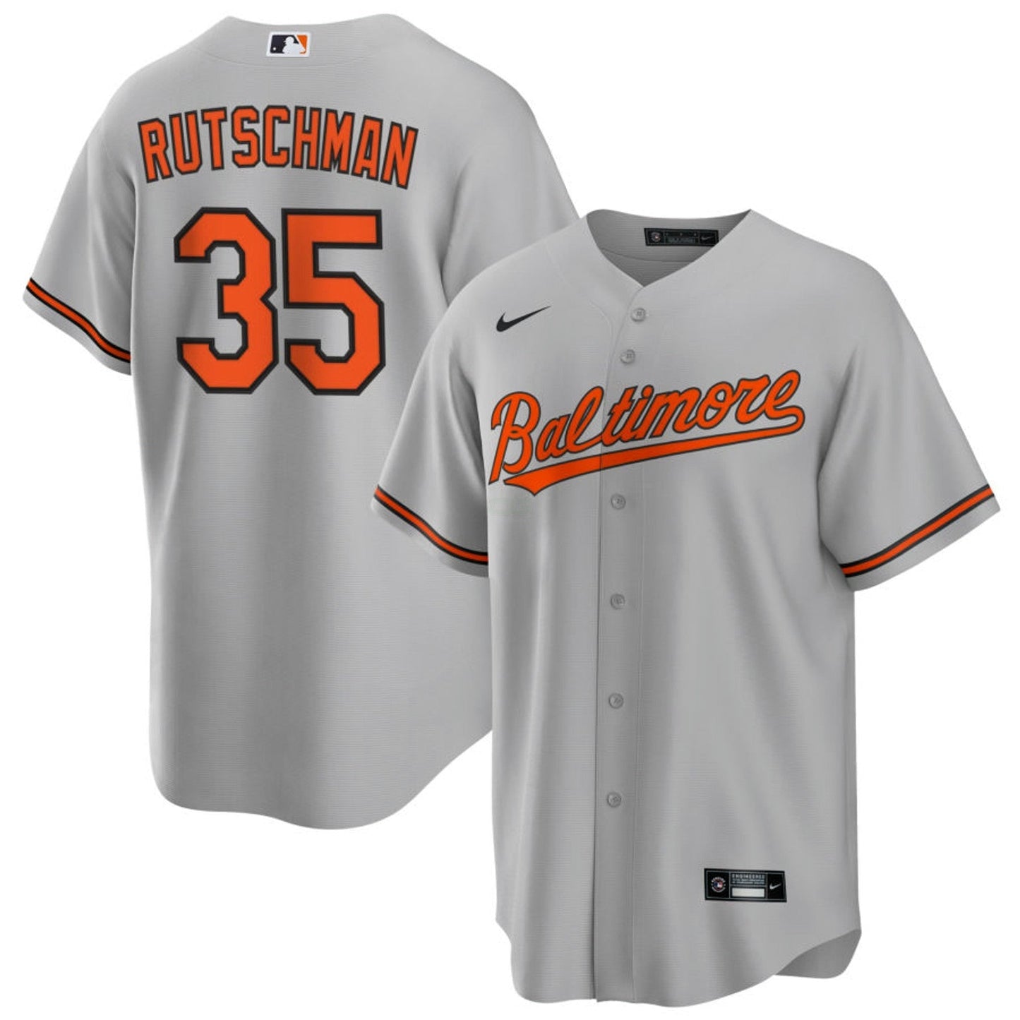 Camisa MLB Adley Rutschman Baltimore Gray Jersey - Cool Base