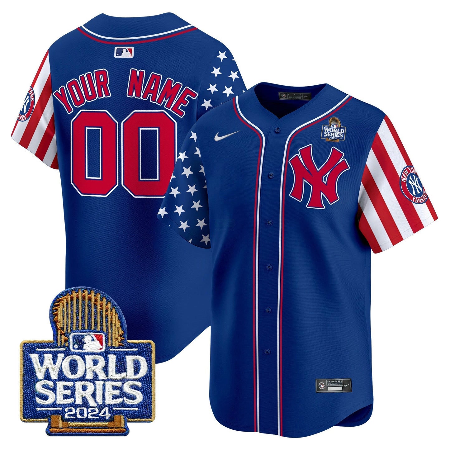 Camisa MLB New York Yankees American Style 2024 World Series Vapor Premier Limited Jersey V2