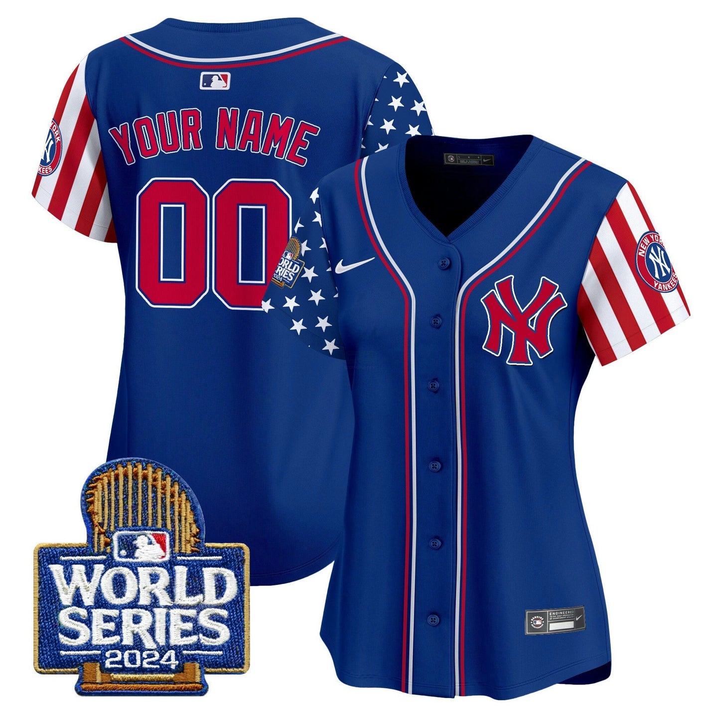 Camisa MLB New York Yankees American Style 2024 World Series Vapor Premier Limited Jersey