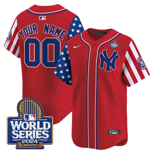 Camisa MLB New York Yankees American Style 2024 World Series Vapor Premier Limited Jersey V2