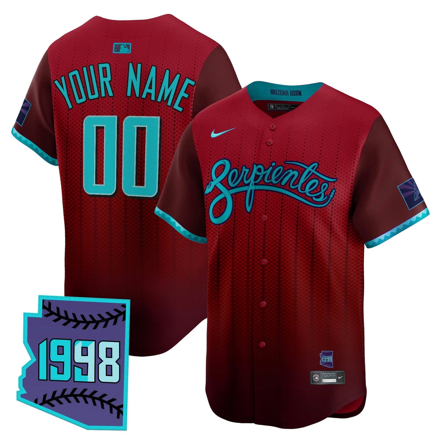 Camisa MLB Arizona 2025 City Connect Vapor Premier Limited Jersey V2 – Stitched