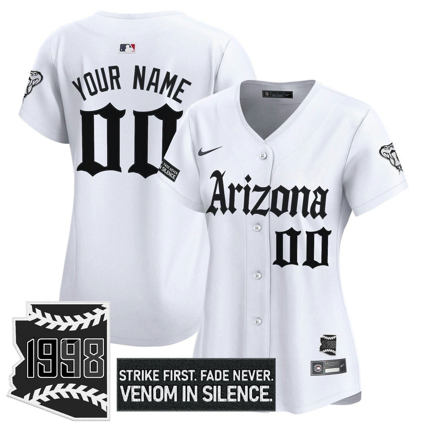 Camisa MLB Arizona ‘Gothic Desert Fang Edition’ Vapor Premier Limited Jersey