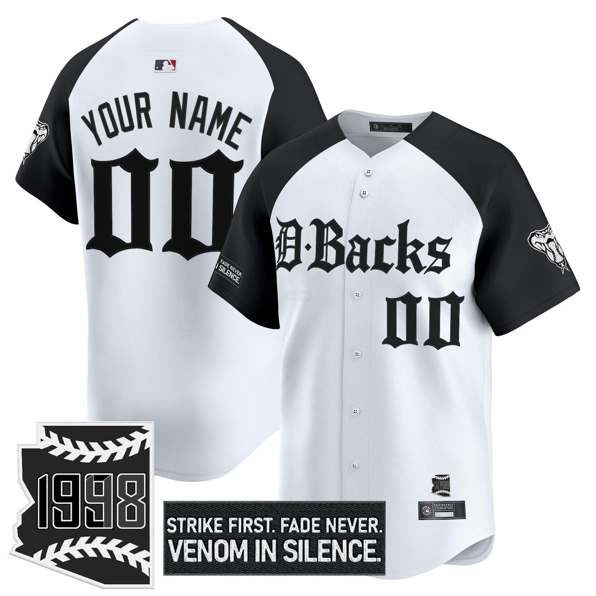Camisa MLB Arizona ‘Gothic Desert Fang Edition’ Vapor Premier Limited Jersey V2