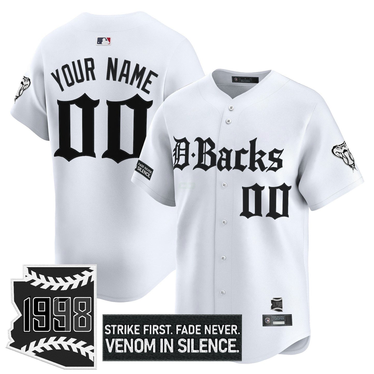 Camisa MLB Arizona ‘Gothic Desert Fang Edition’ Vapor Premier Limited Jersey V2