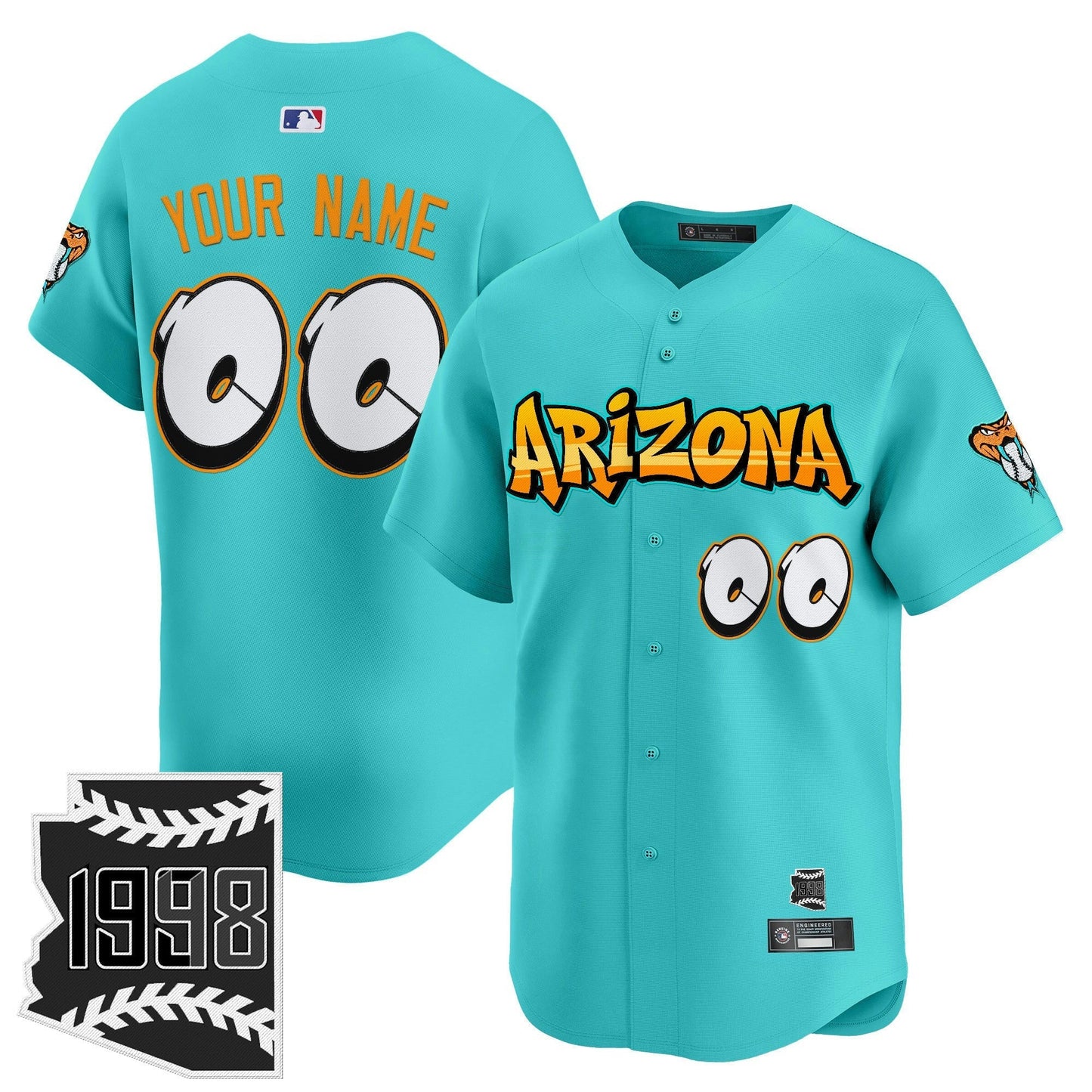 Camisa MLB Arizona ‘Graffiti Desert Ink Edition’ Vapor Premier Limited Jersey
