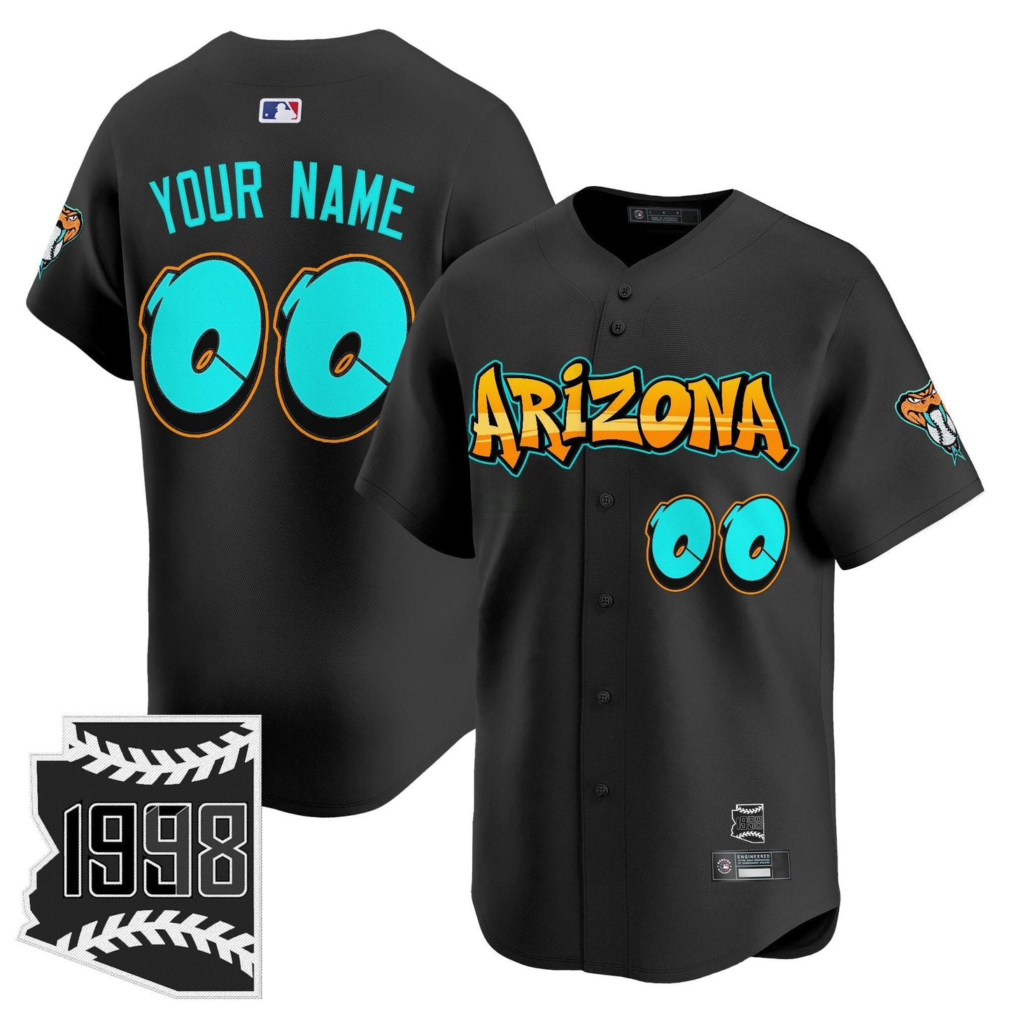 Camisa MLB Arizona ‘Graffiti Desert Ink Edition’ Vapor Premier Limited Jersey
