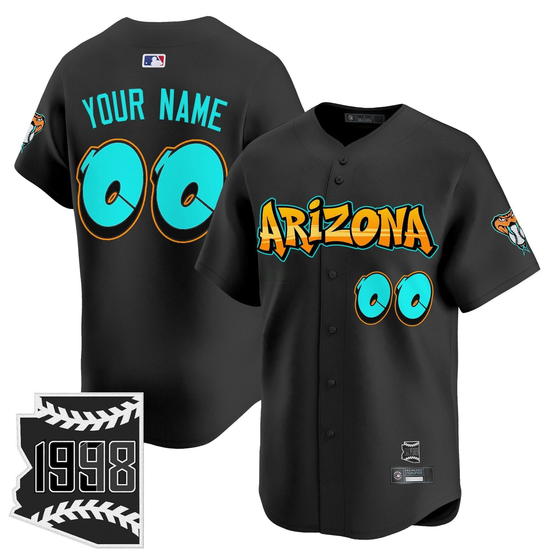 Camisa MLB Arizona ‘Graffiti Desert Ink Edition’ Vapor Premier Limited Jersey