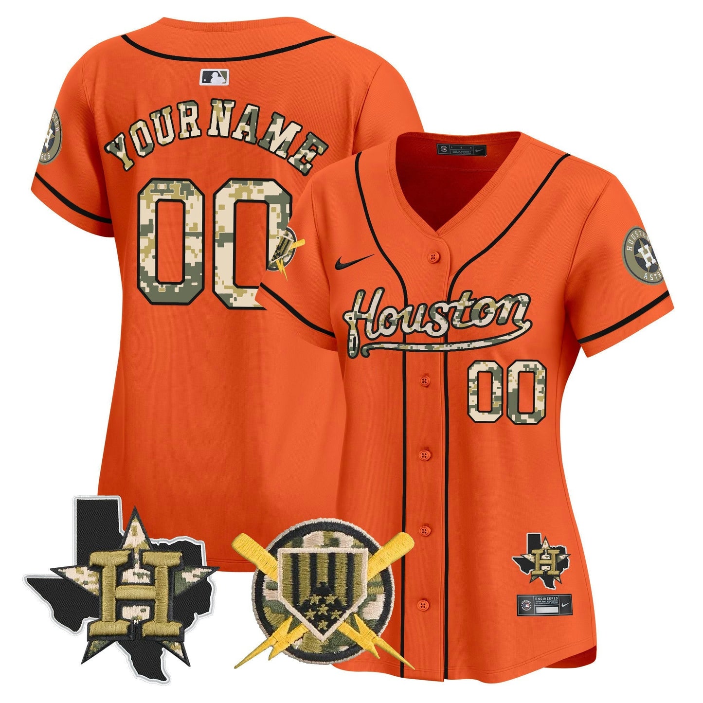 Camisa MLB Houston Astros Armed Forces Day Vapor Premier Limited Jersey