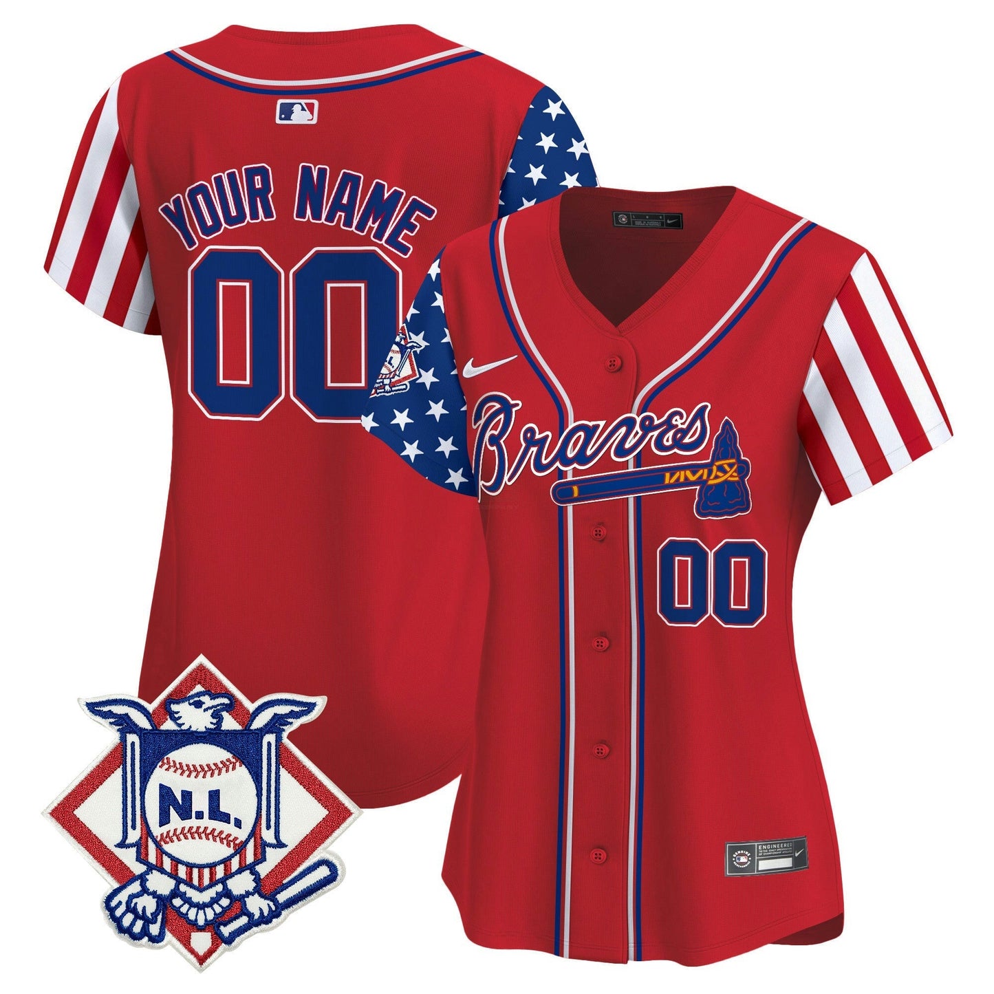 Camisa MLB Atlanta 2024 Fourth of July Vapor Premier Limited Jersey V2