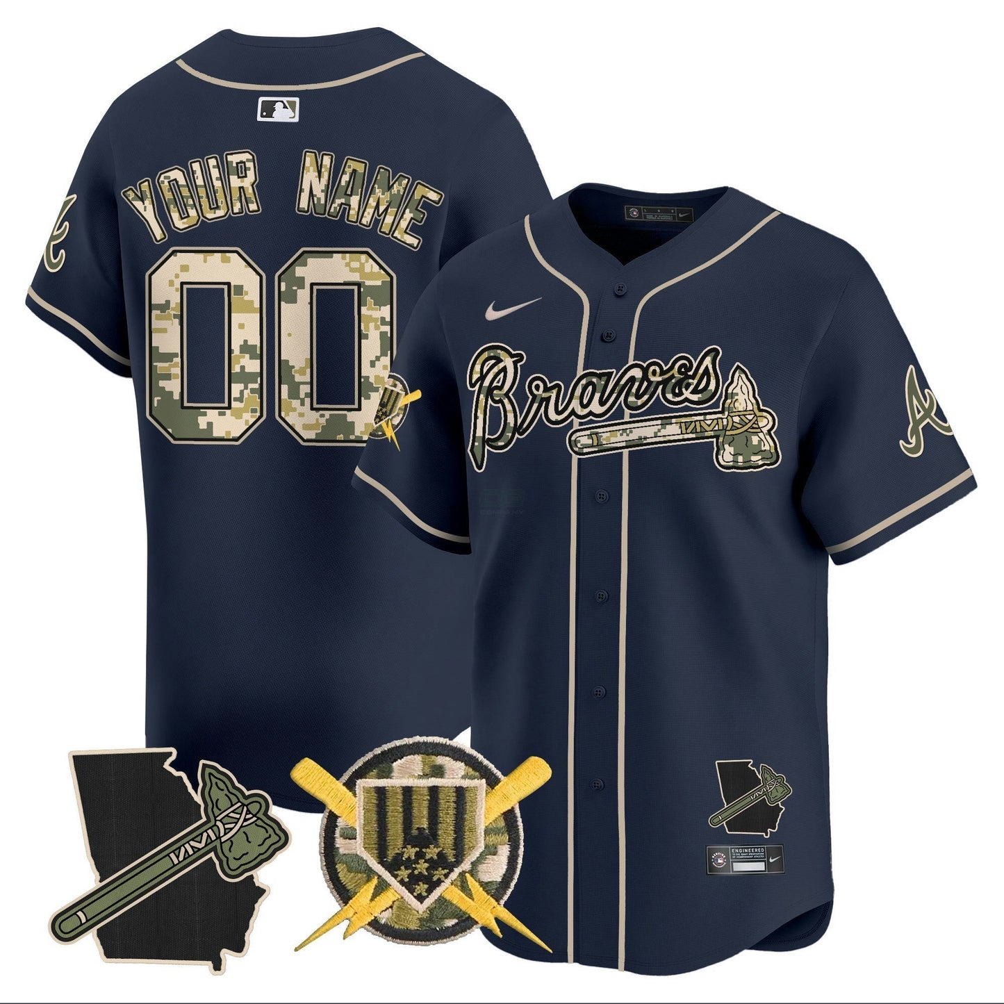 Camisa MLB Atlanta Armed Forces Day Vapor Premier Limited Jersey