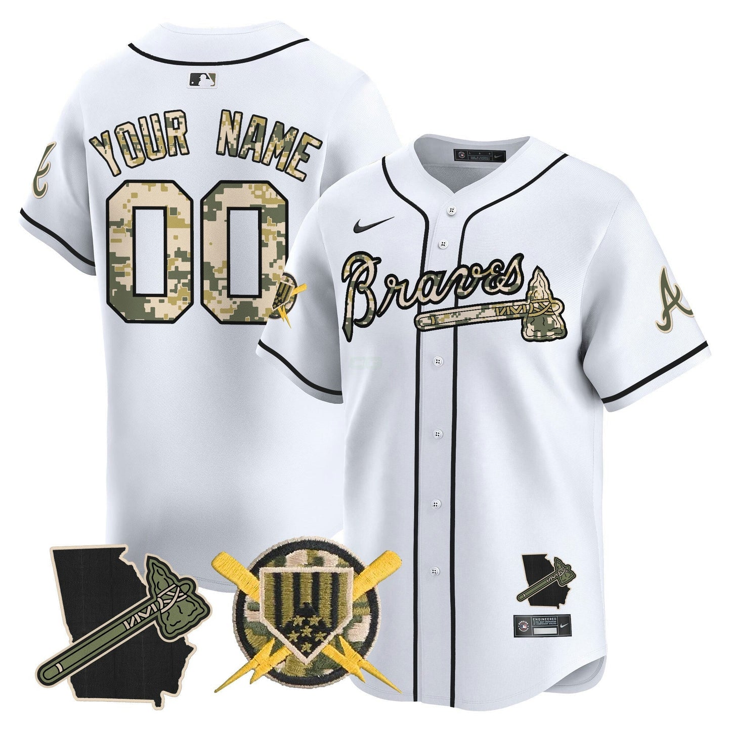 Camisa MLB Atlanta Armed Forces Day Vapor Premier Limited Jersey