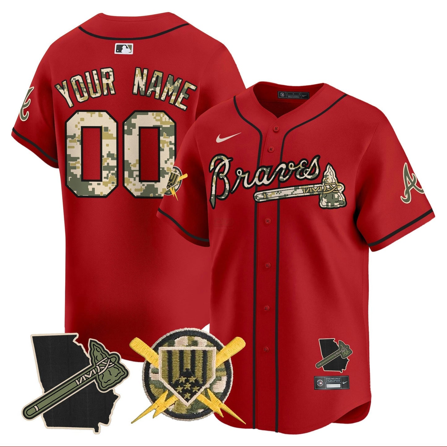 Camisa MLB Atlanta Armed Forces Day Vapor Premier Limited Jersey