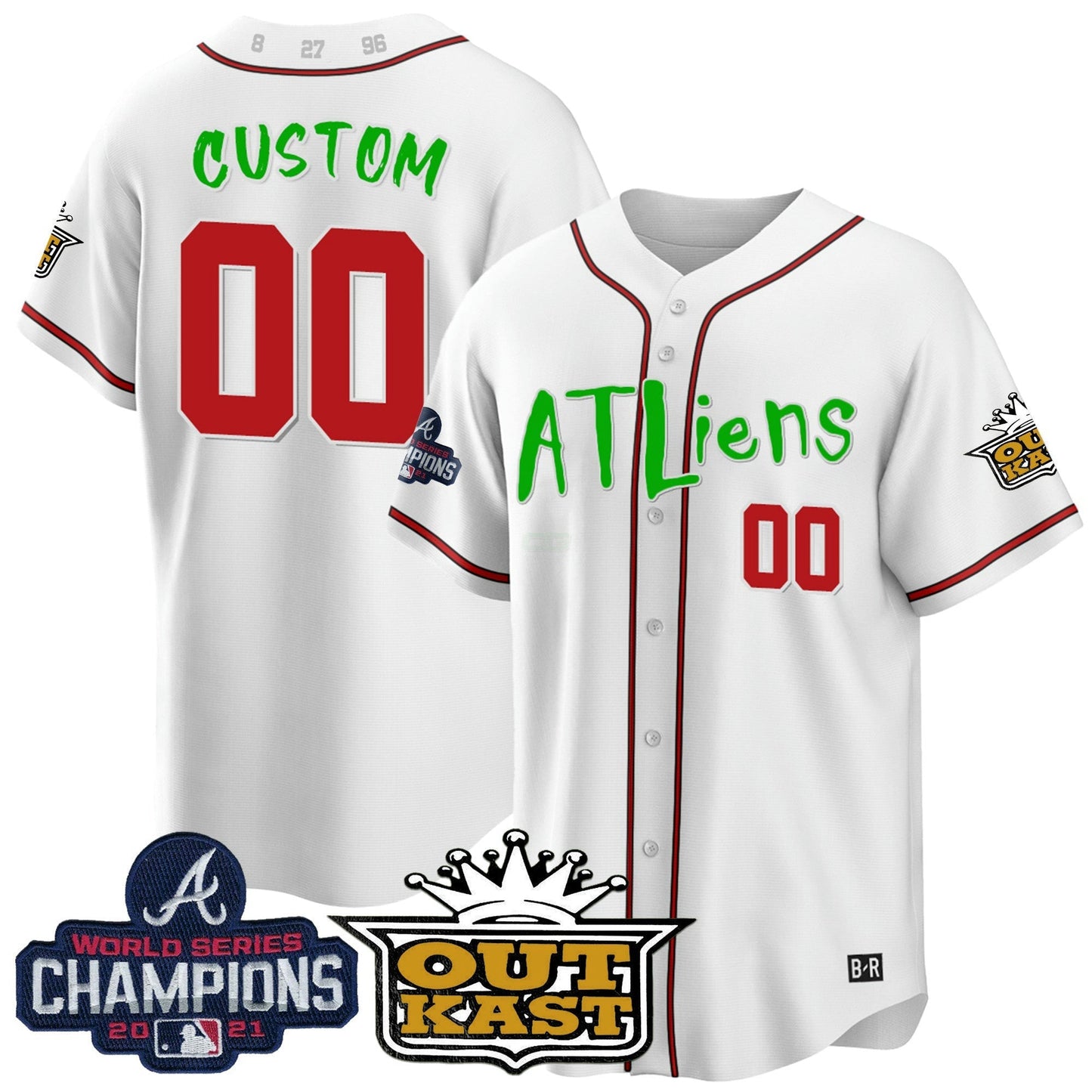 Camisa MLB Atlanta Atliens Champions Cool Base Jersey
