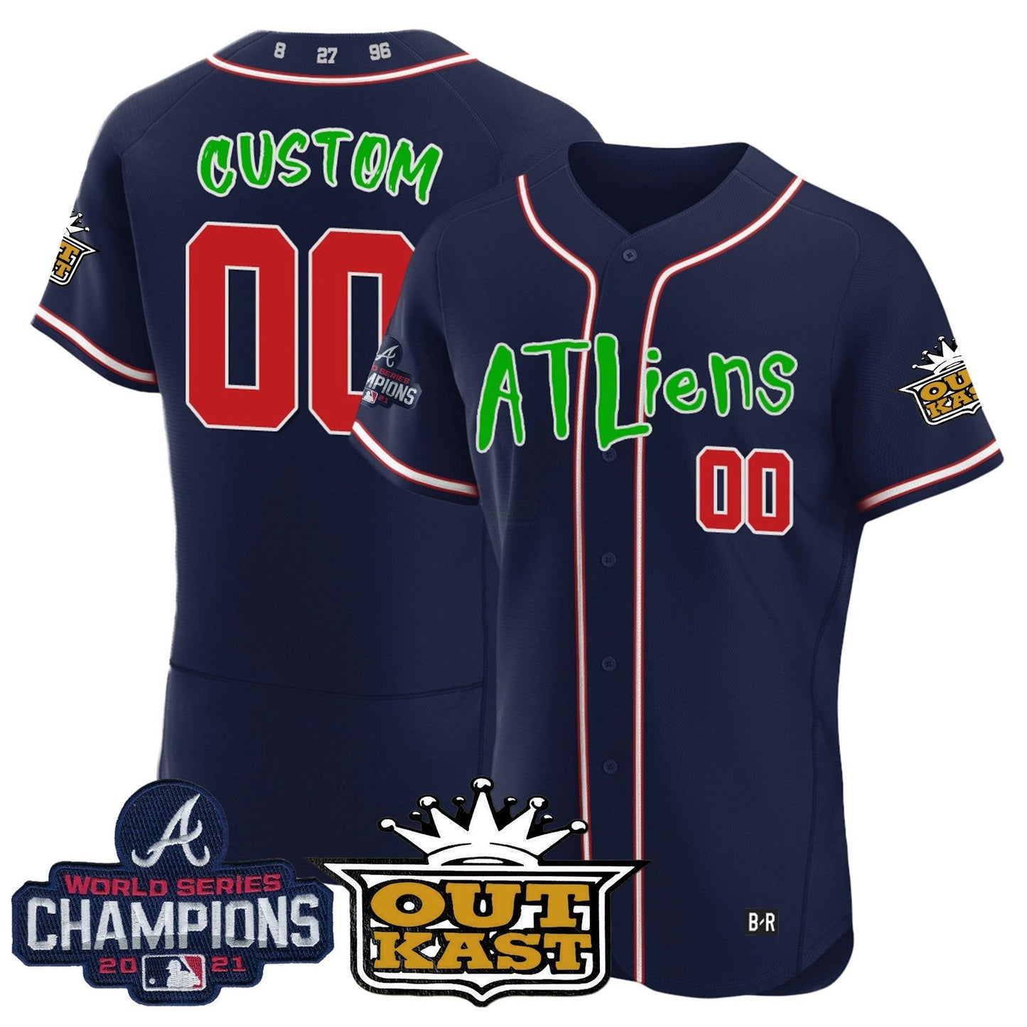 Camisa MLB Atlanta Atliens Champions Flex Base Jersey