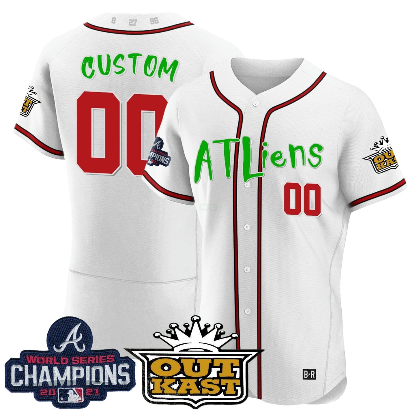 Camisa MLB Atlanta Atliens Champions Flex Base Jersey