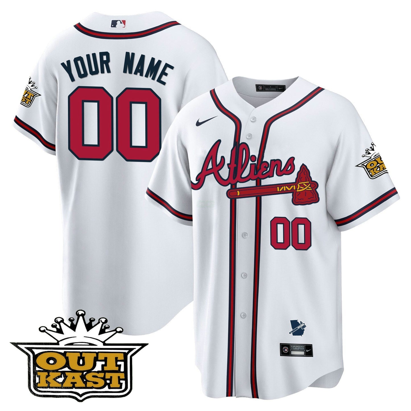 Camisa MLB Atlanta Atliens Cool Base Jersey V2