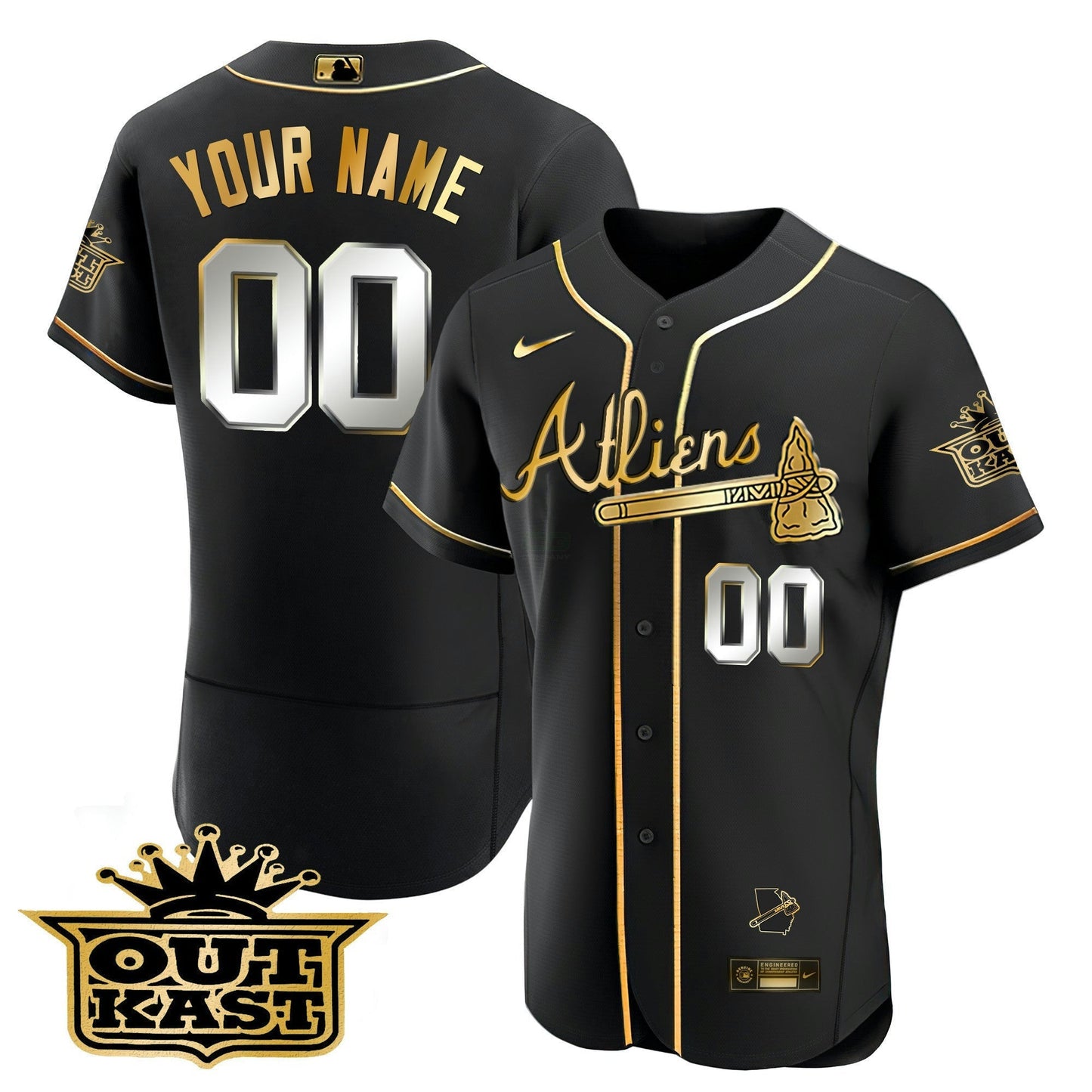 Camisa MLB Atlanta Atliens Flex Base Jersey V2