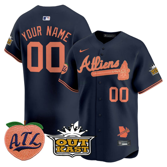 Camisa MLB Atlanta Atliens & Peach Vapor Premier Limited Jersey