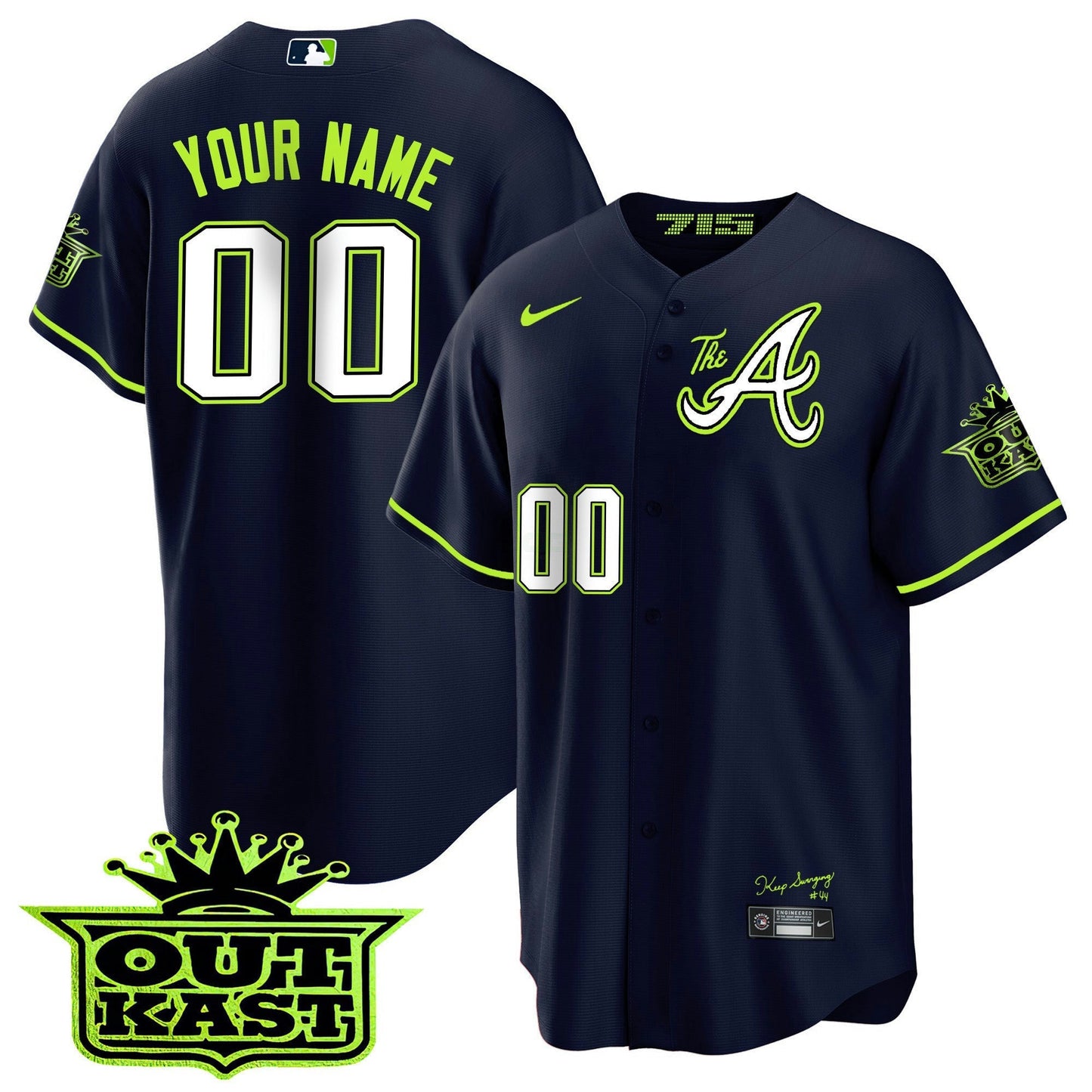 Camisa MLB Atlanta Atliens The A Jersey