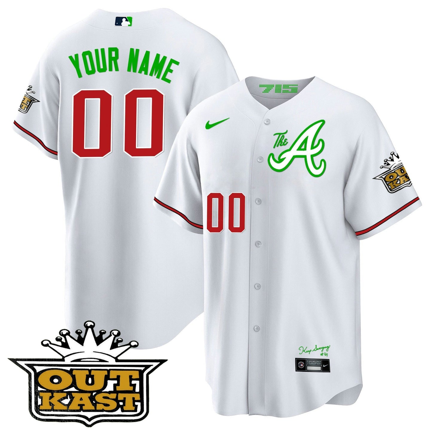 Camisa MLB Atlanta Atliens The A Jersey