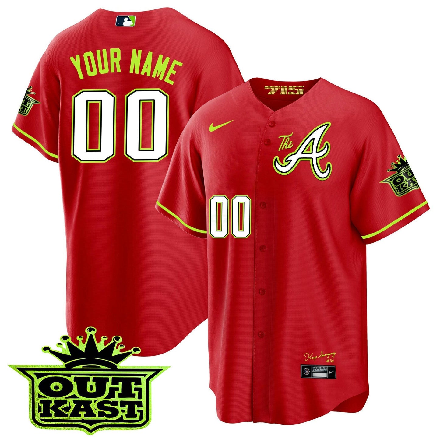 Camisa MLB Atlanta Atliens The A Jersey