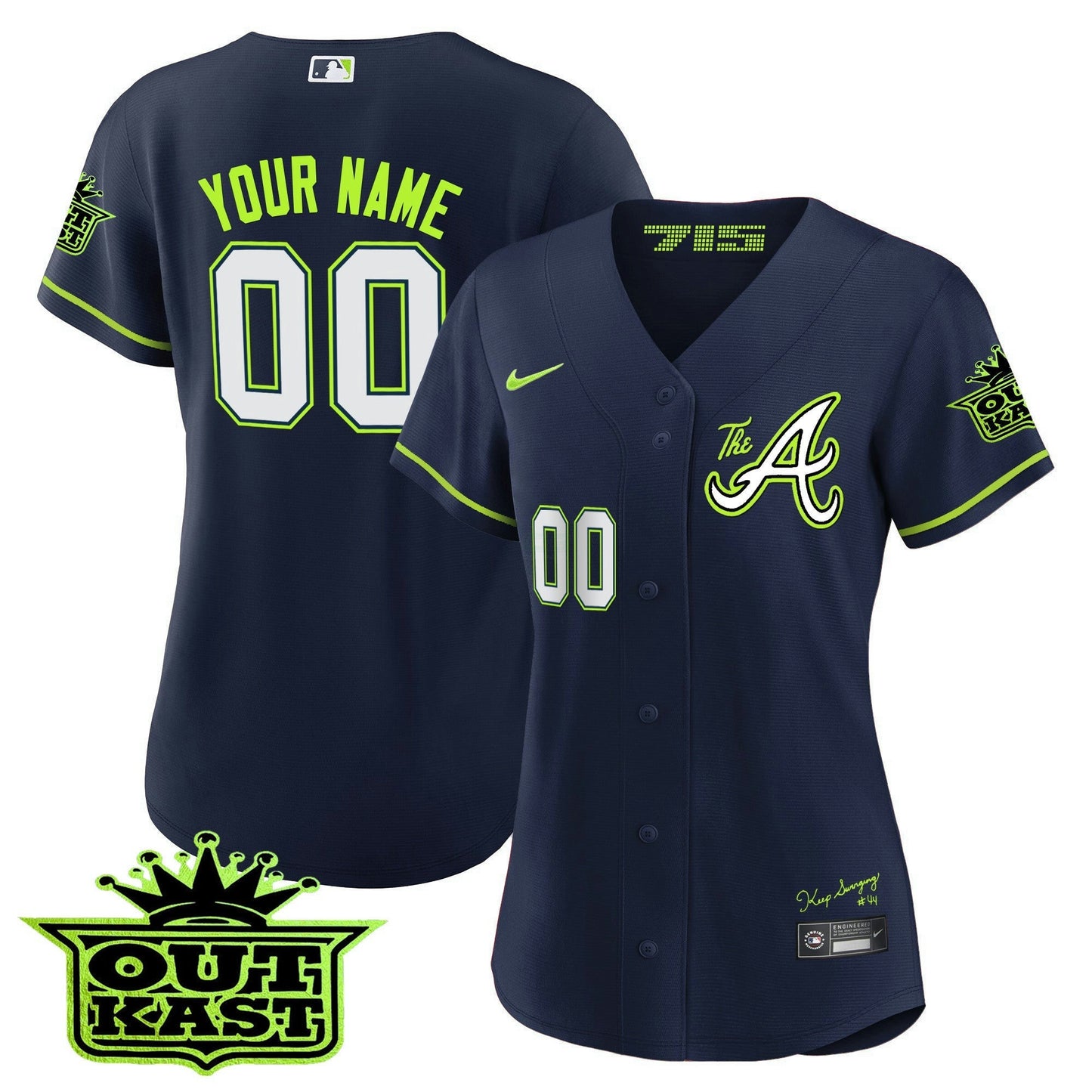 Camisa MLB Atlanta Atliens The A Jersey