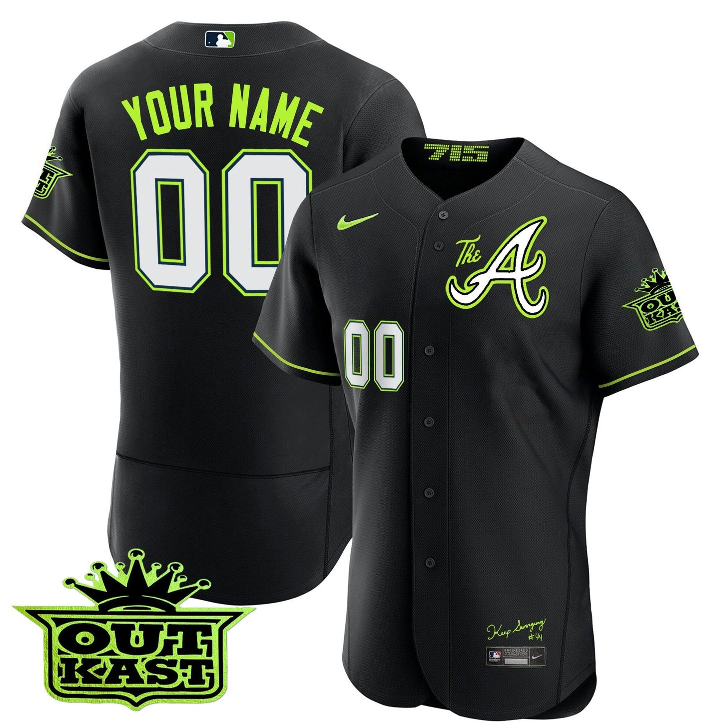 Camisa MLB Atlanta Atliens The A Jersey