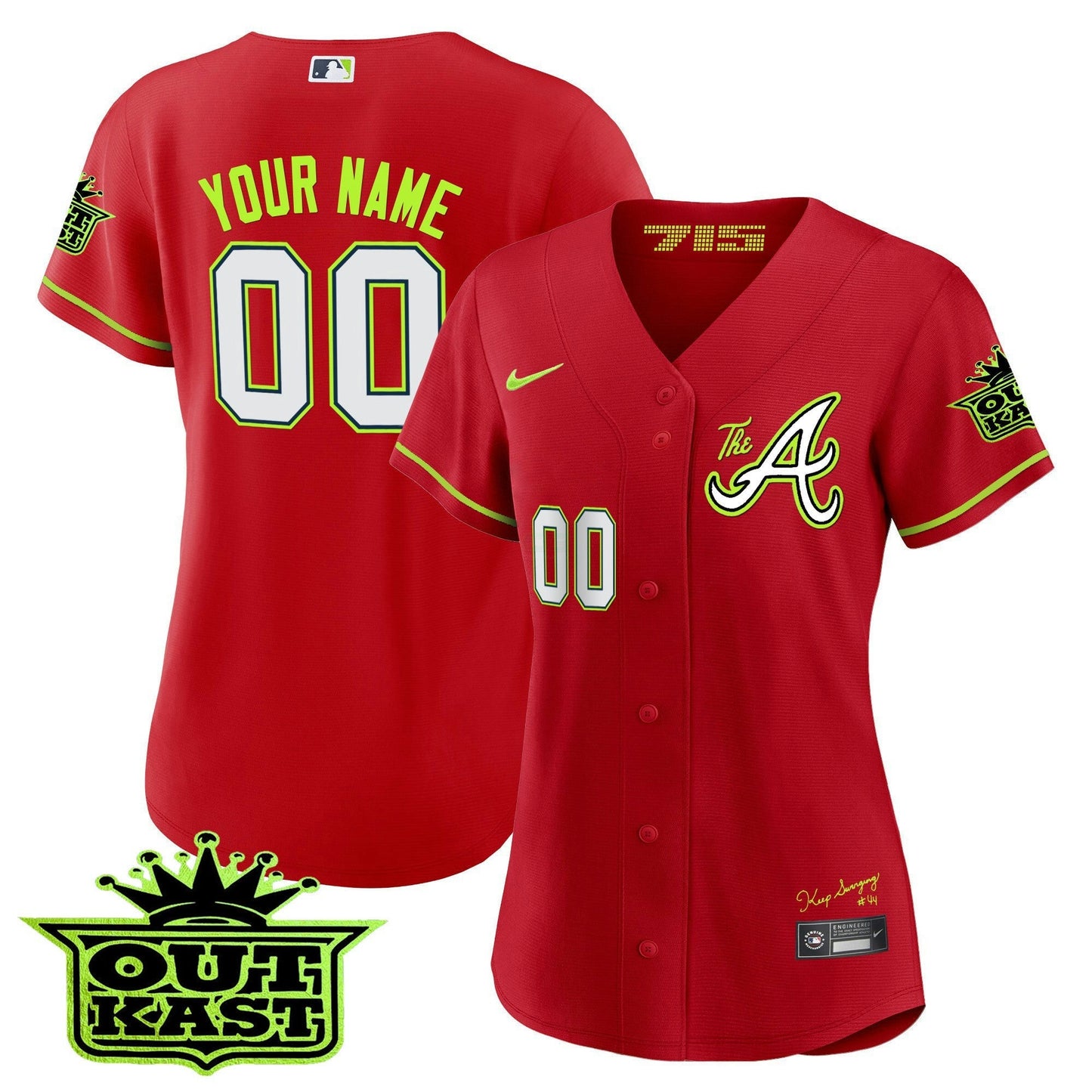 Camisa MLB Atlanta Atliens The A Jersey