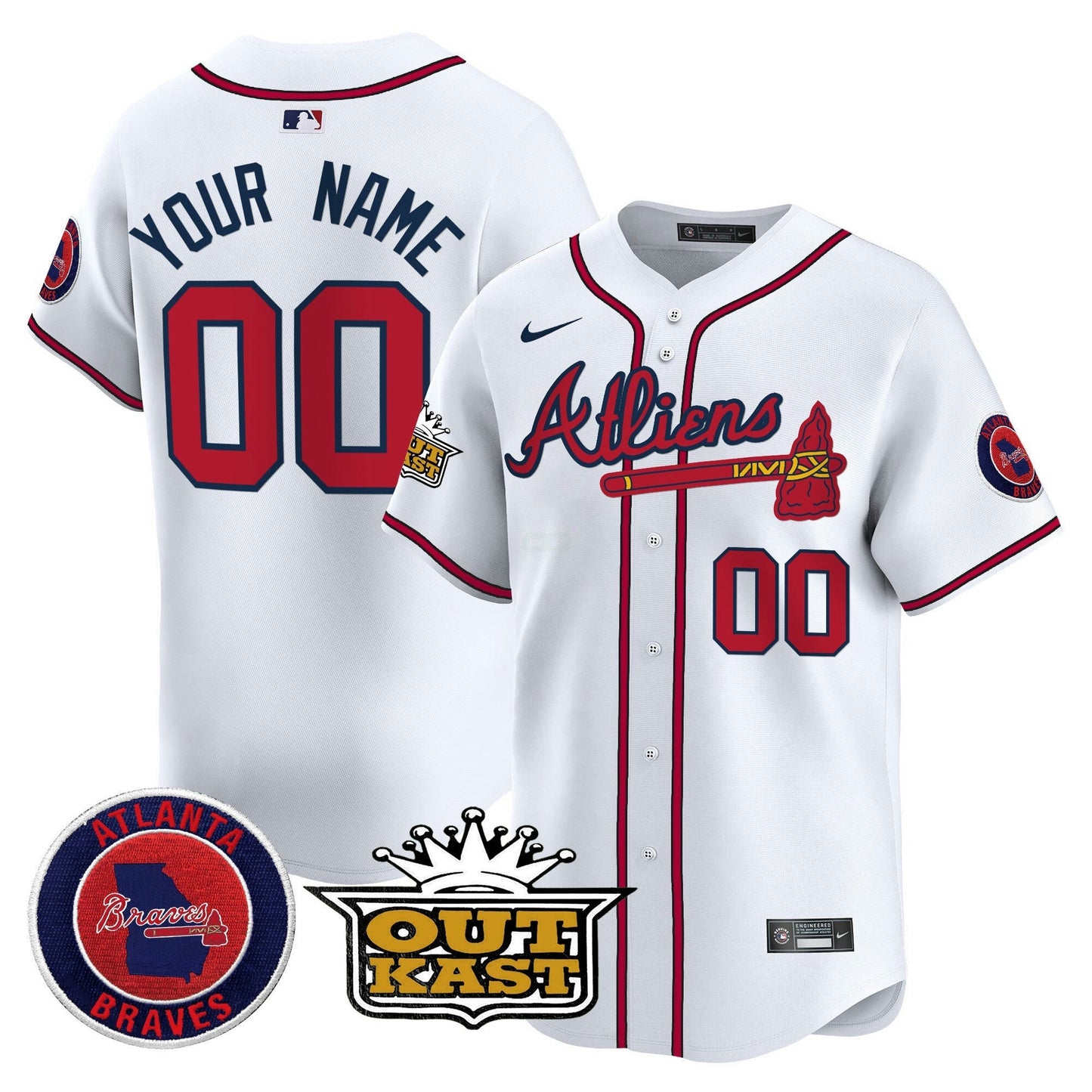 Camisa MLB Atlanta Atliens Vapor Premier Limited Jersey