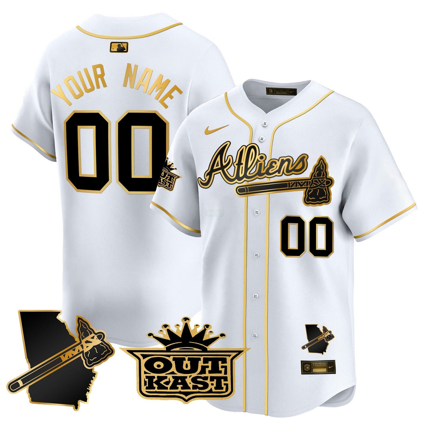 Camisa MLB Atlanta Atliens Vapor Premier Limited Jersey V2