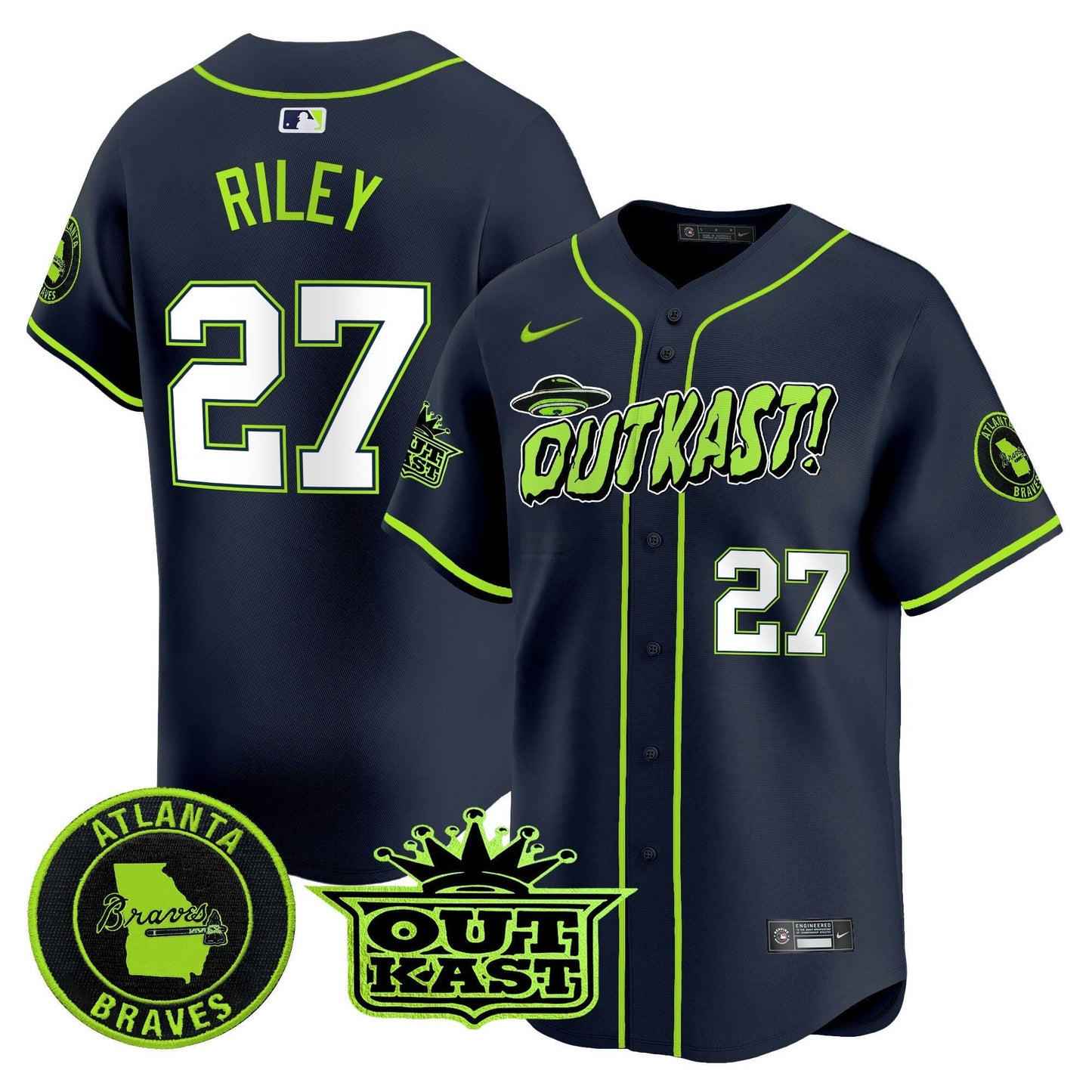 Camisa MLB Atlanta Atliens Vapor Premier Limited Jersey V3