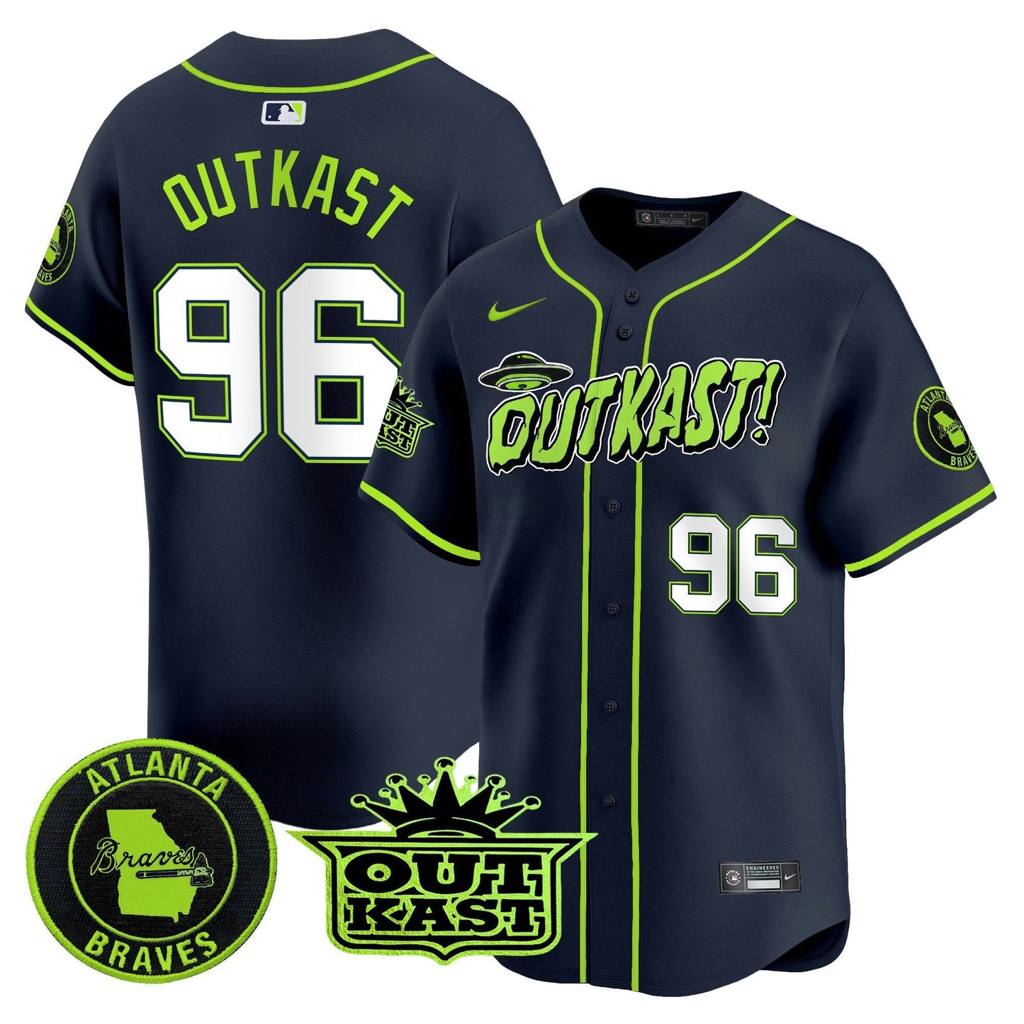 Camisa MLB Atlanta Atliens Vapor Premier Limited Jersey V3