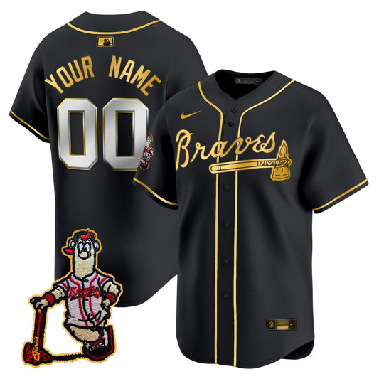 Camisa MLB Atlanta Blooper Patch Vapor Premier Limited Jersey